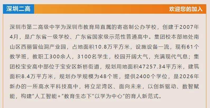 从一片荒地到教育新高地:深圳二高集团化办学的战略纵深 教育招生