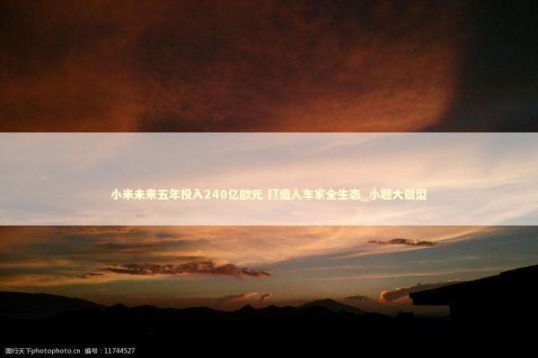 小米未来五年投入240亿欧元 打造人车家全生态_小题大做型