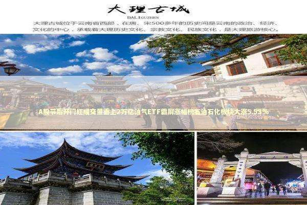 A股节后开门红成交量重上2万亿油气ETF霸屏涨幅榜石油石化板块大涨5.53%
