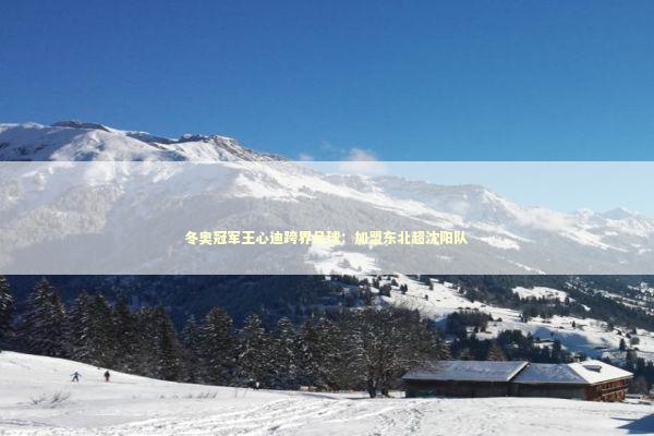 冬奥冠军王心迪跨界足球：加盟东北超沈阳队