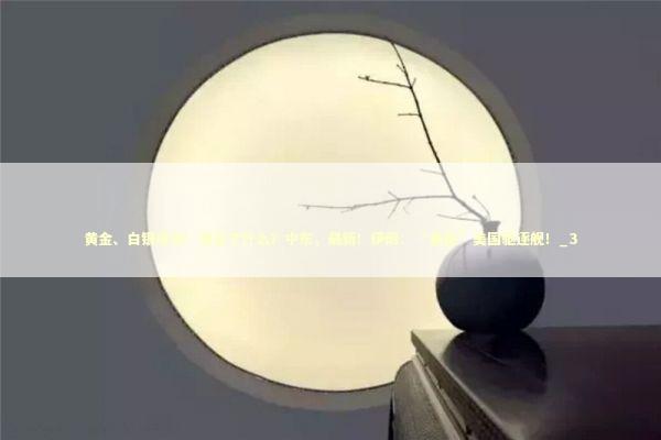 黄金、白银爆发！发生了什么？中东，最新！伊朗：“重击”美国驱逐舰！_3