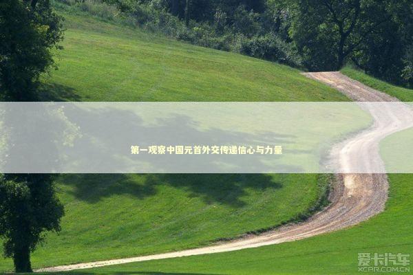 第一观察中国元首外交传递信心与力量